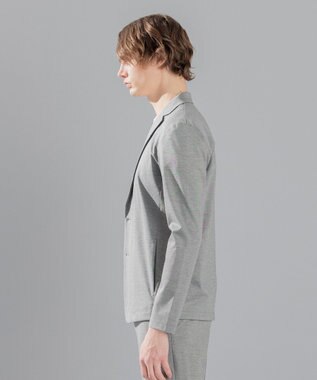 JOSEPH HOMME ハイゲージモックロディ　カットソージャケット ライトグレー系