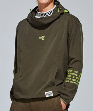 PW CIRCULUS 【 伸縮性あり/ 折り畳み収納】【MEN】パッカブル ブルゾン カーキ系