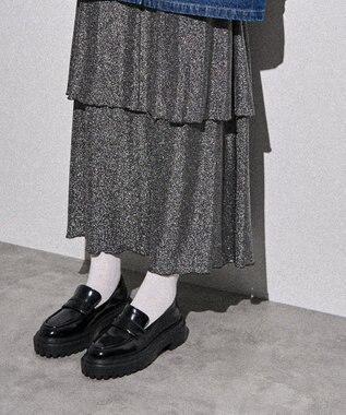 AMERICAN HOLIC 厚底ローファー Black