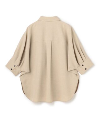 uncrave ウォッシャブルドライサップ ドルマンシャツ シャンブレーベージュ