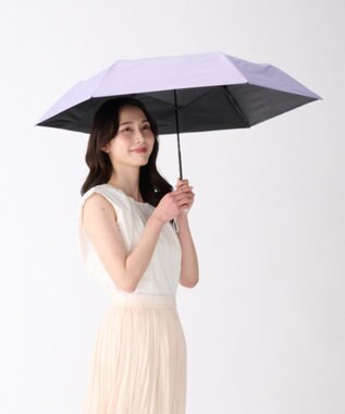 MOONBAT 【遮光100％/晴雨兼用】kowaza コワザ ライトウェイトカーボン プレーン 折りたたみ傘 簡単に畳める傘 コンパクト 50cm ライトパープル
