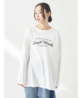 earth music&ecology Ｆｌｏｗｅｒ　グラフィックロンＴ A