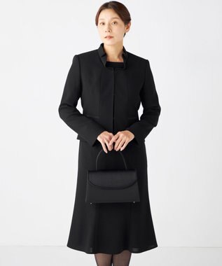 自由区 FORMAL 【日本製】西陣織 ハンドバッグ ブラック系