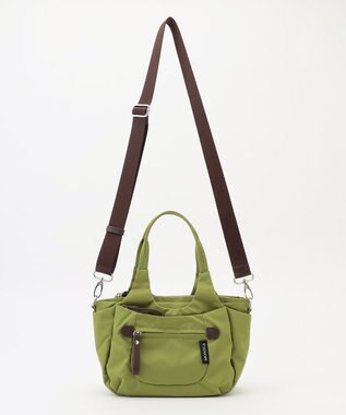 LA BAGAGERIE 【MONICA】ラウンド2WAYミニトートバッグ グリーン