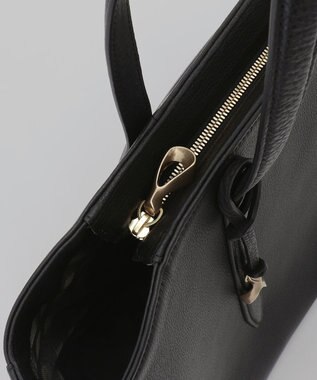 GOTAIRIKU 【ETIAM】シュリンク ファスナートートバッグ（S）《Flexi》 ブラック系