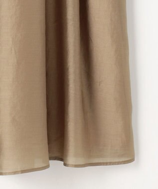 自由区 L エアリーローンプレーン スカート ベージュ