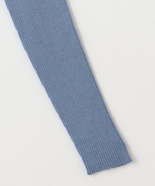 組曲 ホールガーメント ハイネックニット ブルー系