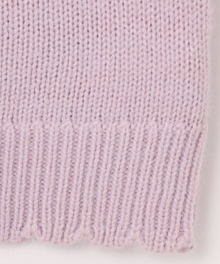 ANY KIDS ノルディック柄 ニット ラベンダー系