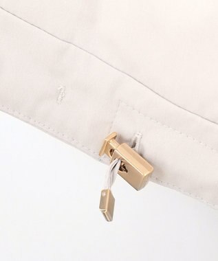 自由区 【撥水加工・洗える】ティペット付きスプリング ダウン ベージュ