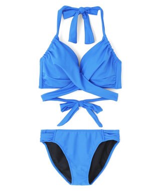 San-ai Resort（三愛水着楽園） 【SALE】ワコール定番商品カップ使用 GHIカップの大きなお胸に対応　【グラマラスフィット】　ワイヤーブラ　11EF-M-L・13GHI-L-LL　【San-ai Resort（サンアイリゾート）】 ブルー