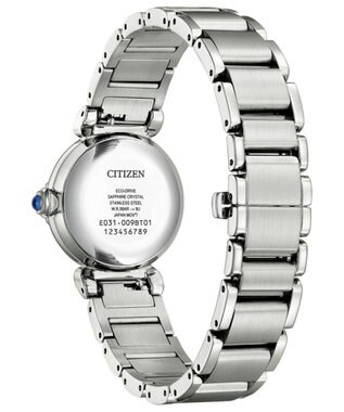 CITIZEN 【電池交換不要 腕時計】グリーンの文字板が美しいエレガントなモデル シルバー