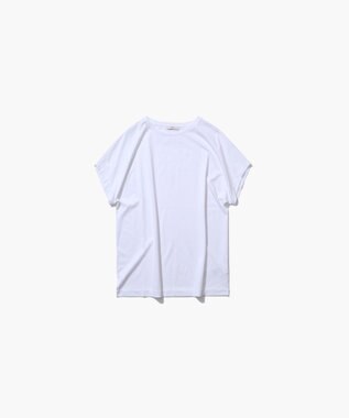 ATON SUVIN 60/2 | キャップスリーブTシャツ WHITE