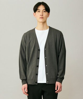 UNFILO MENS 【男女兼用】ソフトサーモ アンチピリングニット カーディガン