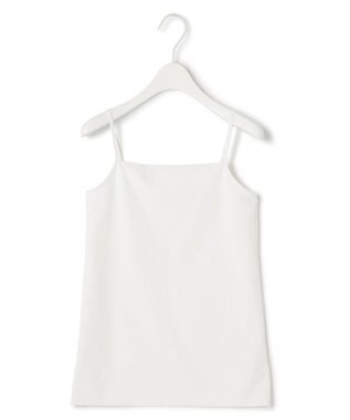 ICB L 【接触冷感・UVカット・速乾・洗える】マットスキューバ キャミソール オフホワイト系