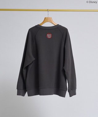 AMERICAN HOLIC 【Mickey&Friends】ビンテージ風スウェット Charcoal Gray