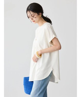 AMERICAN HOLIC バックタックカットチュニック Ivory