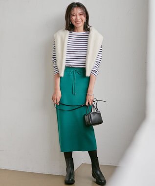 23区 【CLASSY.1月号掲載】YAHKI SOFT W FACE クロス ボディ バッグ ブラック