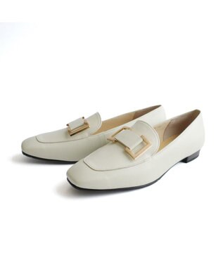 Pointer 日本製 国産牛革ローファー アイボリー