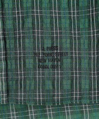 J.PRESS MEN 【こだわりの逸品】シアージャカードチェック シャツ / B.D. グリーン系3