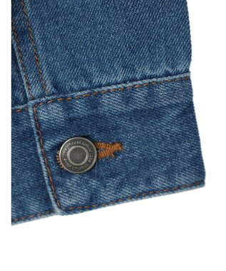 Green Parks ノーカラーデニムジャケット Light Indigo