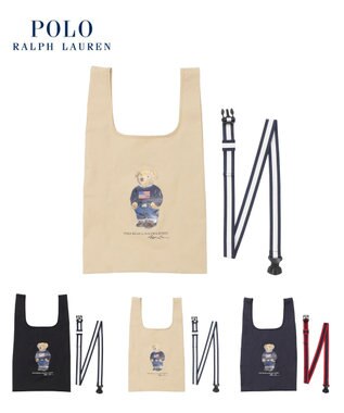 MOONBAT 【WEB限定】POLO RALPH LAUREN（ポロ ラルフ ローレン）ポロベア ベルト付き レインバッグ ベージュ