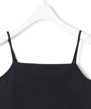 ICB L 【接触冷感・UVカット・速乾・洗える】マットスキューバ キャミソール ブラック系