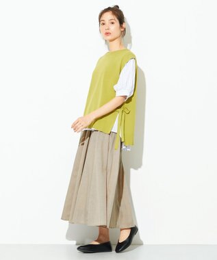 ANY L 2WAYコットン ベスト ピスタチオ