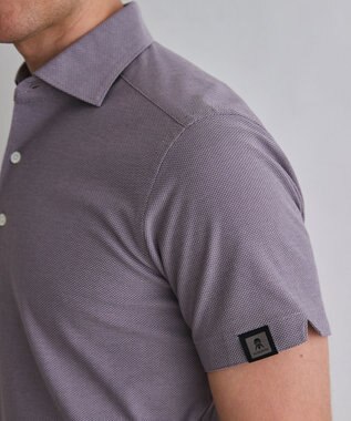 GOTAIRIKU 3年連続売上NO1/キングサイズ登場【仕事で着られる】キレイめ 鹿の子 BIZ ポロシャツ ライラック(26年新色)