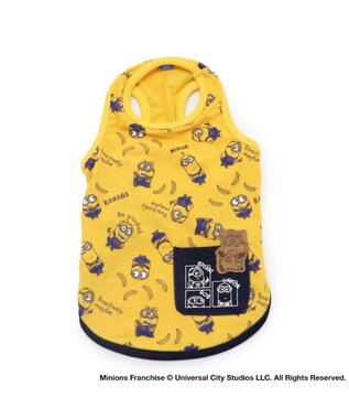 PET PARADISE ミニオン ペティヒート タンクトップ  《バナナ柄》小型犬 黄