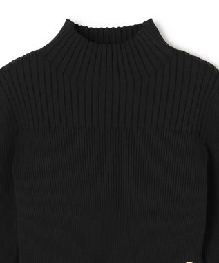 TOCCA 【洗える】CHANDELIER KNIT DRESS ニットドレス ブラック×ベージュ系