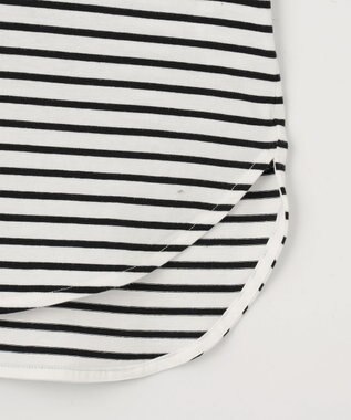 ANY テールロングTシャツ ボーダー