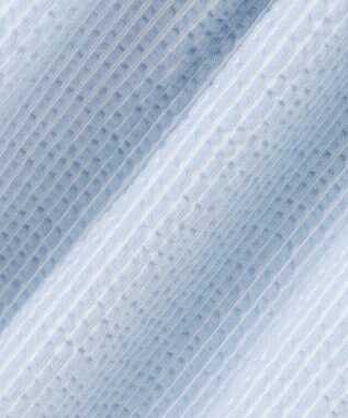 組曲 KIDS 【150-160㎝】サッカーストライプ ワンピース サックスブルー