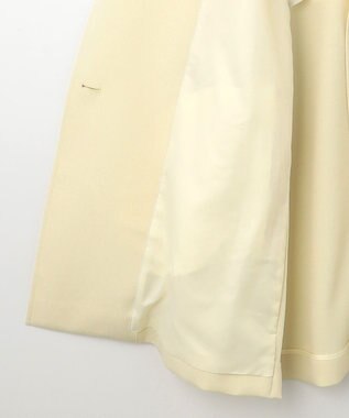 自由区 トロトレンチミドル丈 コート ライトイエロー系