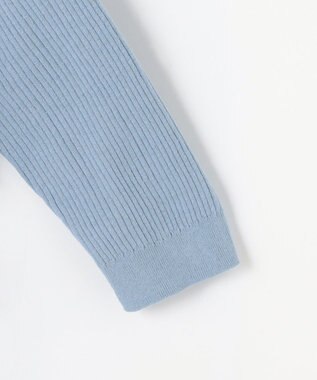 J.PRESS LADIES S LINEN COTTON ポロ ニット サックスブルー系