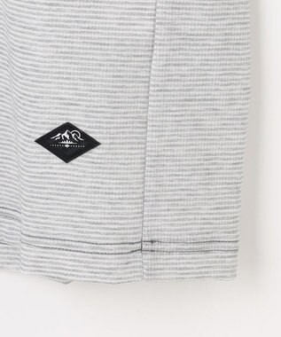 JOSEPH ABBOUD MOUNTAIN 【ゆったり】グリットワッフル アウトドアTシャツ ライトグレー系
