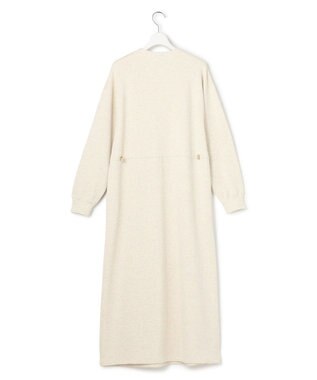 23区 L 【SLOW/一部店舗限定】ハイゲージテリー ハーフジップ ワンピース アイボリー系