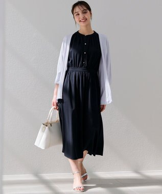 ANY SIS 【接触冷感・UVケア】アイスタッチ カーディガン ブルーグレー