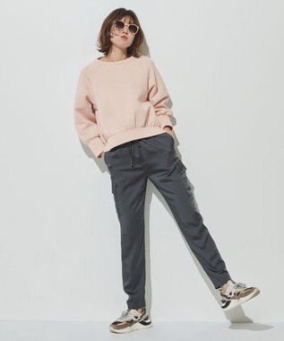 ICB 【WEB限定カラーあり・洗える】Calm カーゴパンツ チャコールグレー系