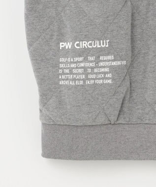 PW CIRCULUS 【MEN】中綿キルトスウェット グレー系
