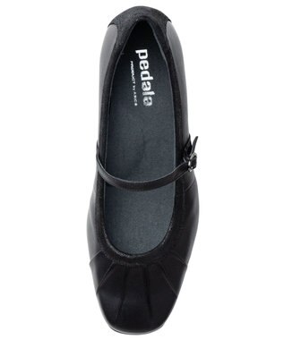 ASICS WALKING ペダラウォーキングシューズ 4E ヒール高3.0cm ブラック系