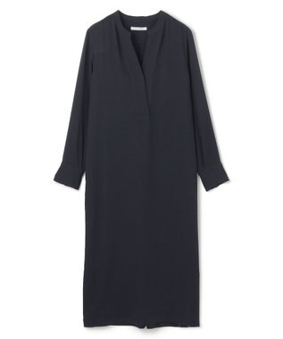 BEIGE， 【WEB限定・洗える】CELOSIA / クロスオーバーVネックワンピース Navy