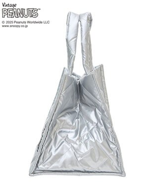 Green Parks ■PEANUTS パフィーキュービックバッグ Silver