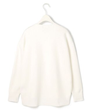 ICB 【WEB限定カラーあり・洗える】コットンポリエステルスムース  ニットプルオーバー オフホワイト系