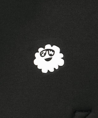 PW CIRCULUS 【UNISEX】ロゴ トートバック クラッチバッグ付き ブラック×ダルメシアン