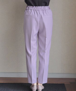 Tiaclasse L 【おのののかさん着用】とろみカラーテーパードパンツ ラベンダー