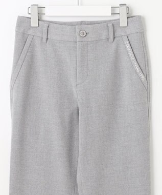 23区GOLF ウールライクなキレイ見えボトムス【WOMEN】【ストレッチ】ＴＲストレッチ ベーシックパンツ ライトグレー系