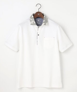 JOSEPH ABBOUD 【キングサイズ・老舗アロハブランドと21年愛されるポロシャツがコラボ】KAHALA ALOHA ダディポロ ホワイト系