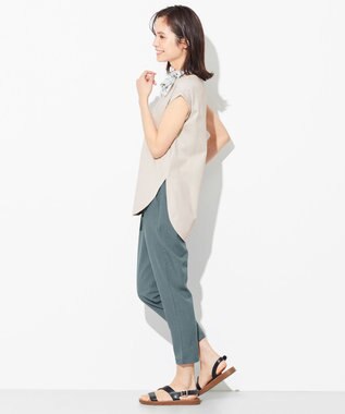 ANY 【抗菌・防臭】プレミアムベーシックノースリーブ Tシャツ グレージュ