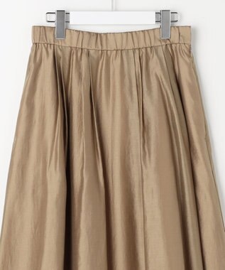 自由区 L エアリーローンプレーン スカート ベージュ