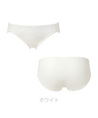 BRADELIS New York 【NuBra】ノクターンレース ショーツ デザインヌーブラ ホワイト